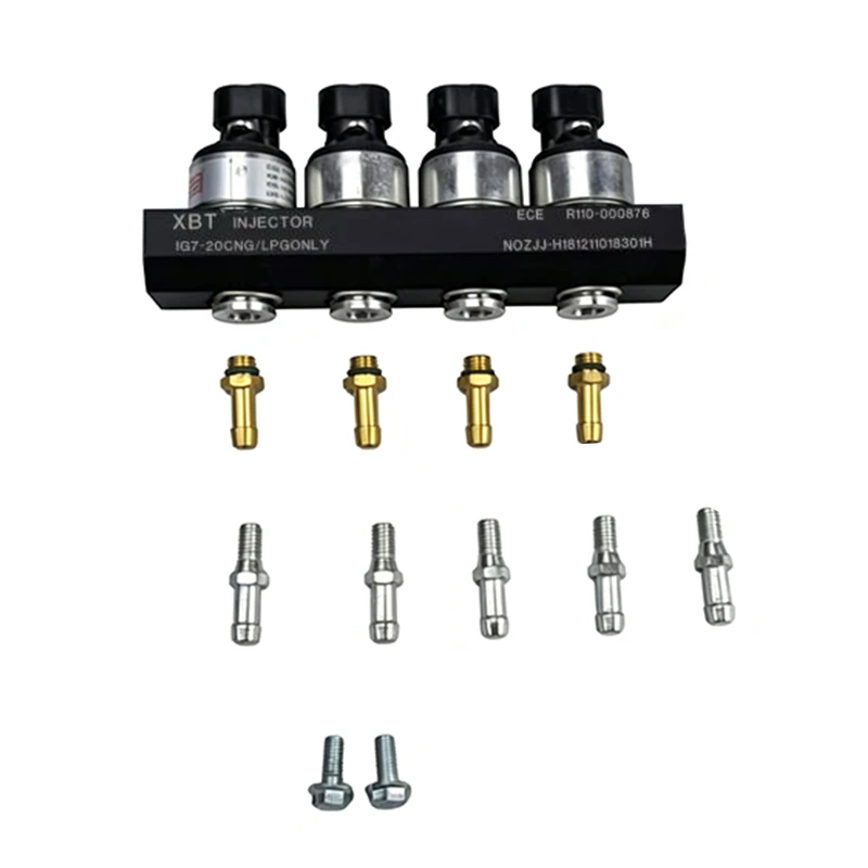 2 Export Style 4-Cylinder Gas Injector Rail 2 Export Style 4-Cylinder Gas Injector Rail